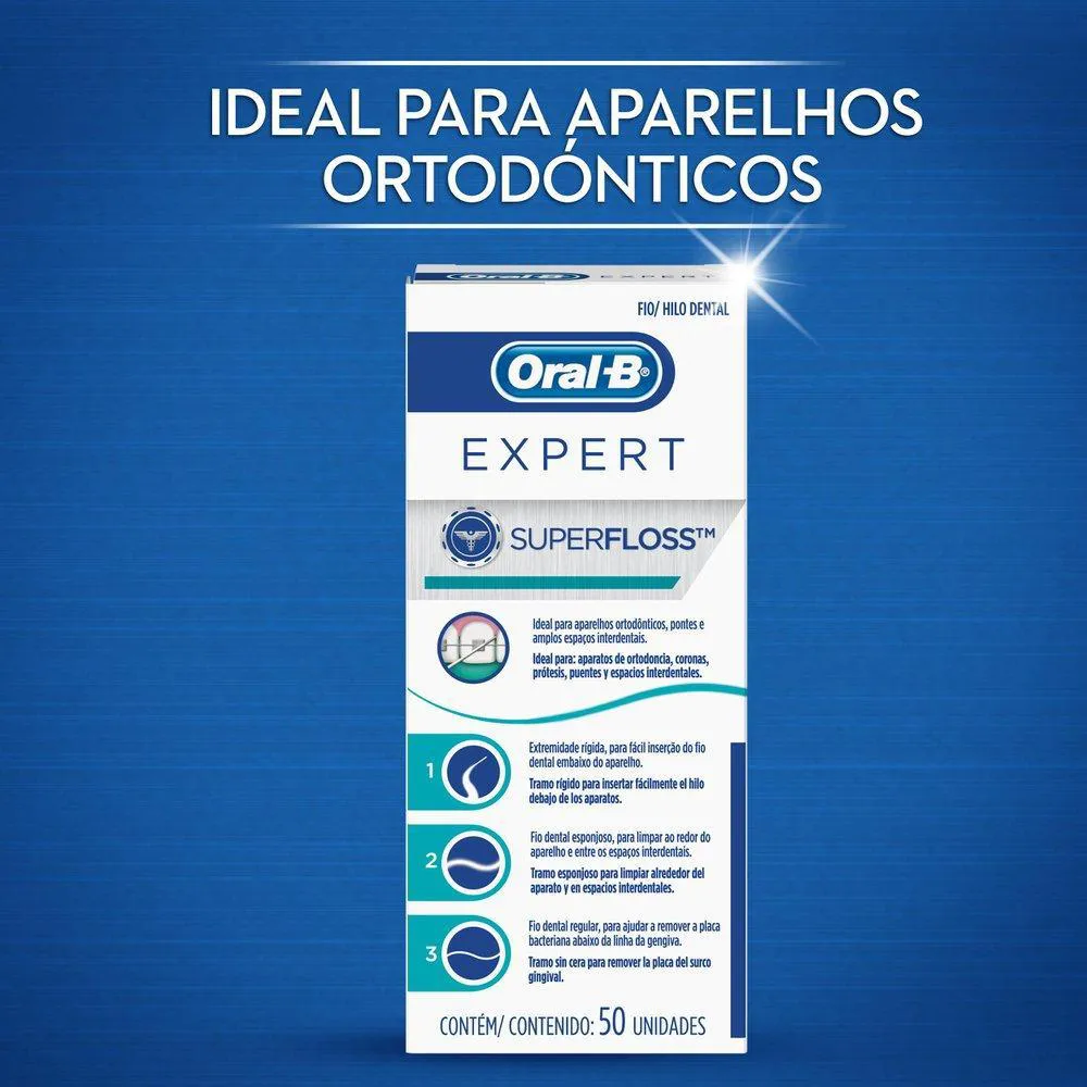 Fio Dental Oral-B Superfloss 50Un