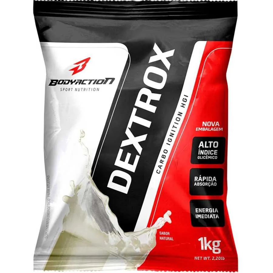 Dextrose Suplemento Dextrox 1kg Bodyaction Mais Energia Guaraná com Açaí