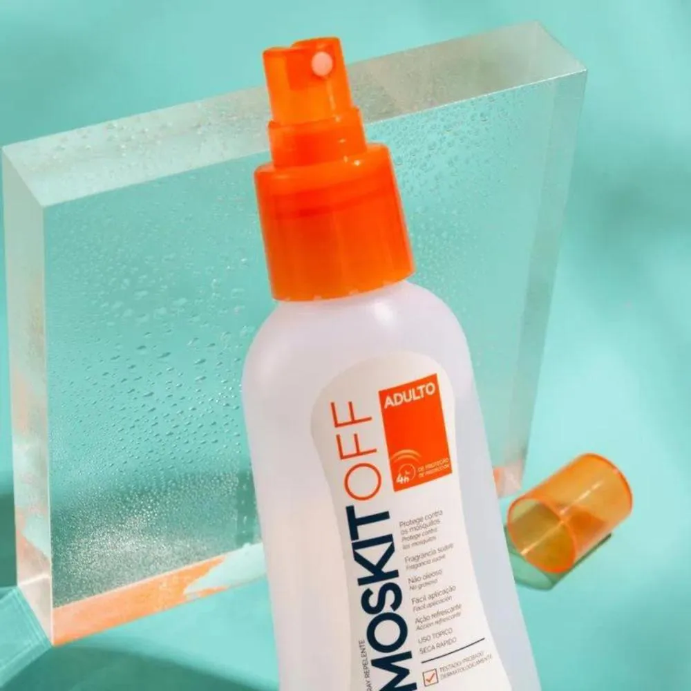 Kit Spray Repelente Farmax Moskitoff Adulto com 3 100ml