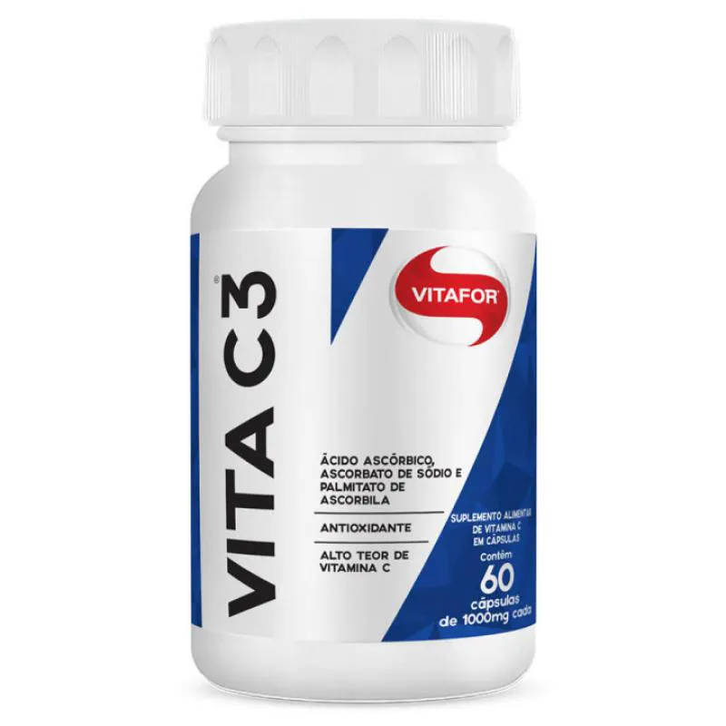 Vita C3 Vitamina C 1000Mg Vitafor 60 Cápsulas