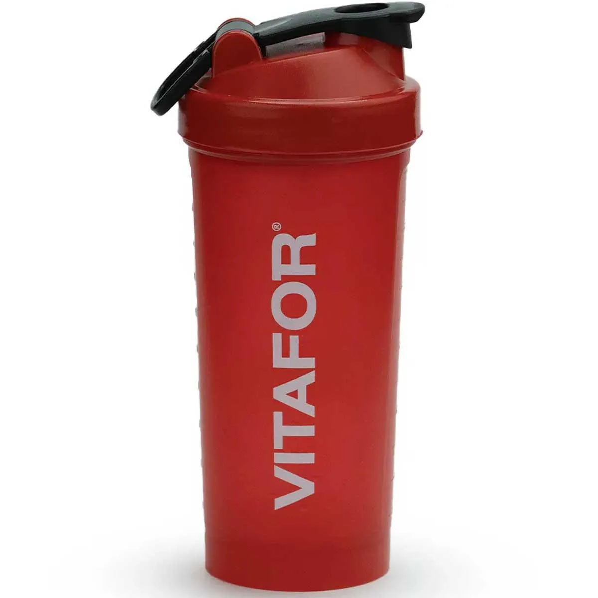 Coqueteleira Whey Vermelha Vem Viver Bem 600ml Vitafor