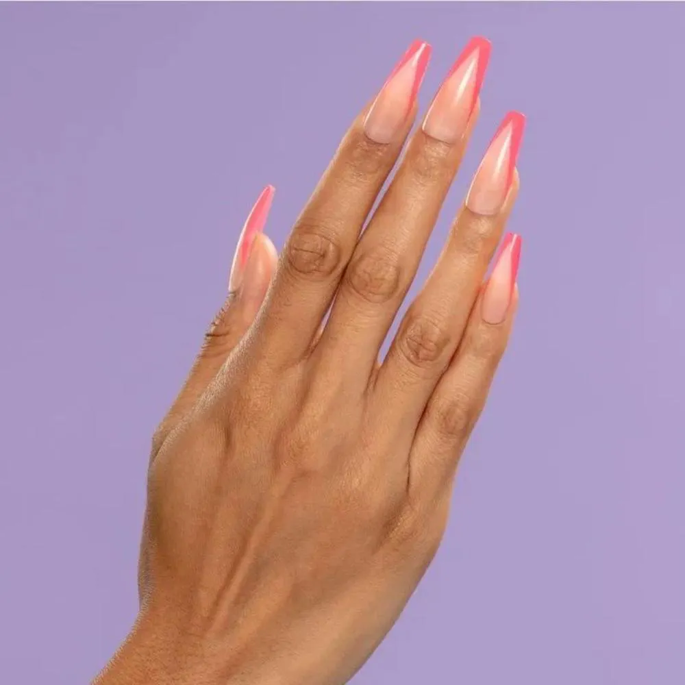 Unhas Postiças Kiss Ny Gel Extend Bailarina com 24un Gn01b