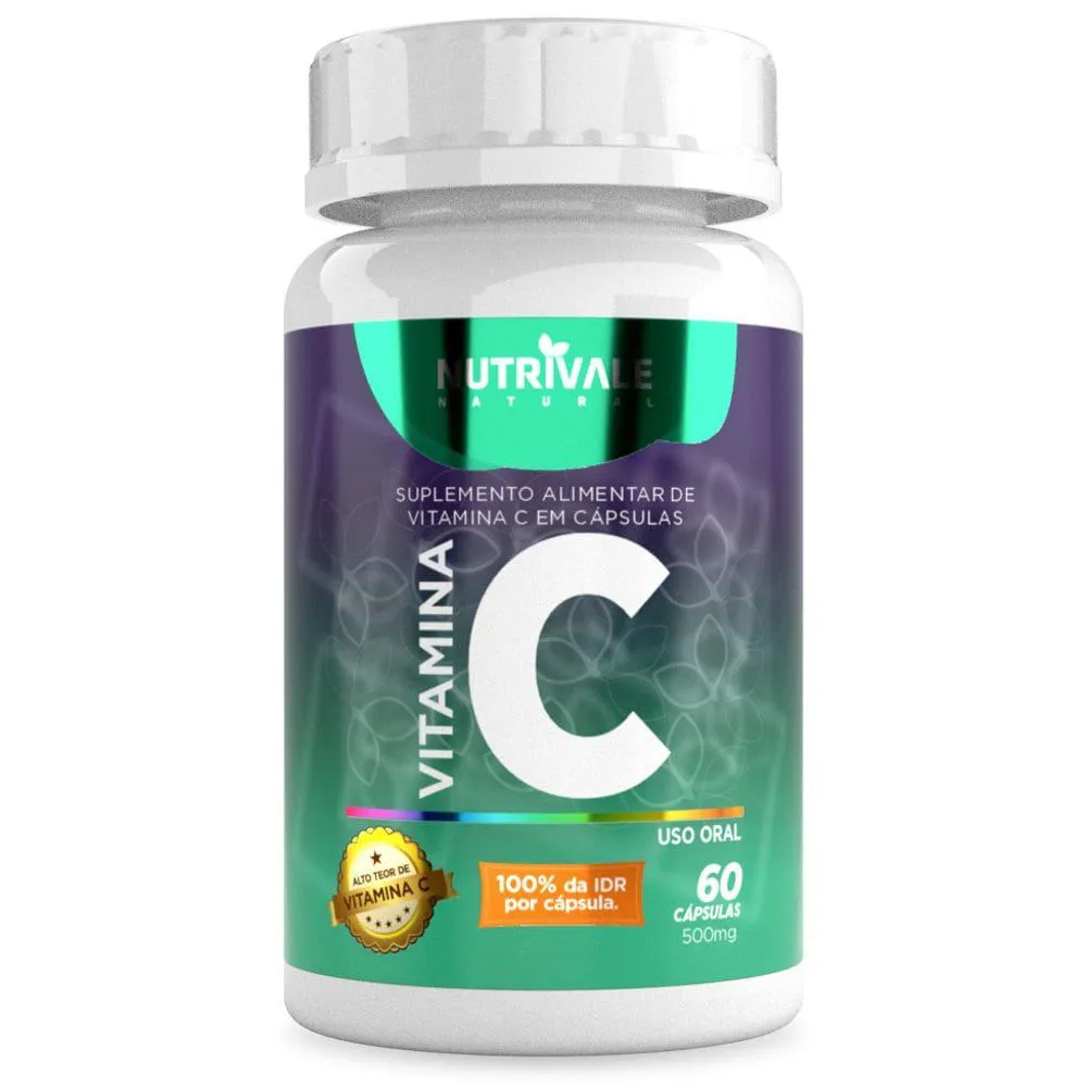 Vitamina C (ácido Ascórbico) 60 cápsulas - Nutrivale