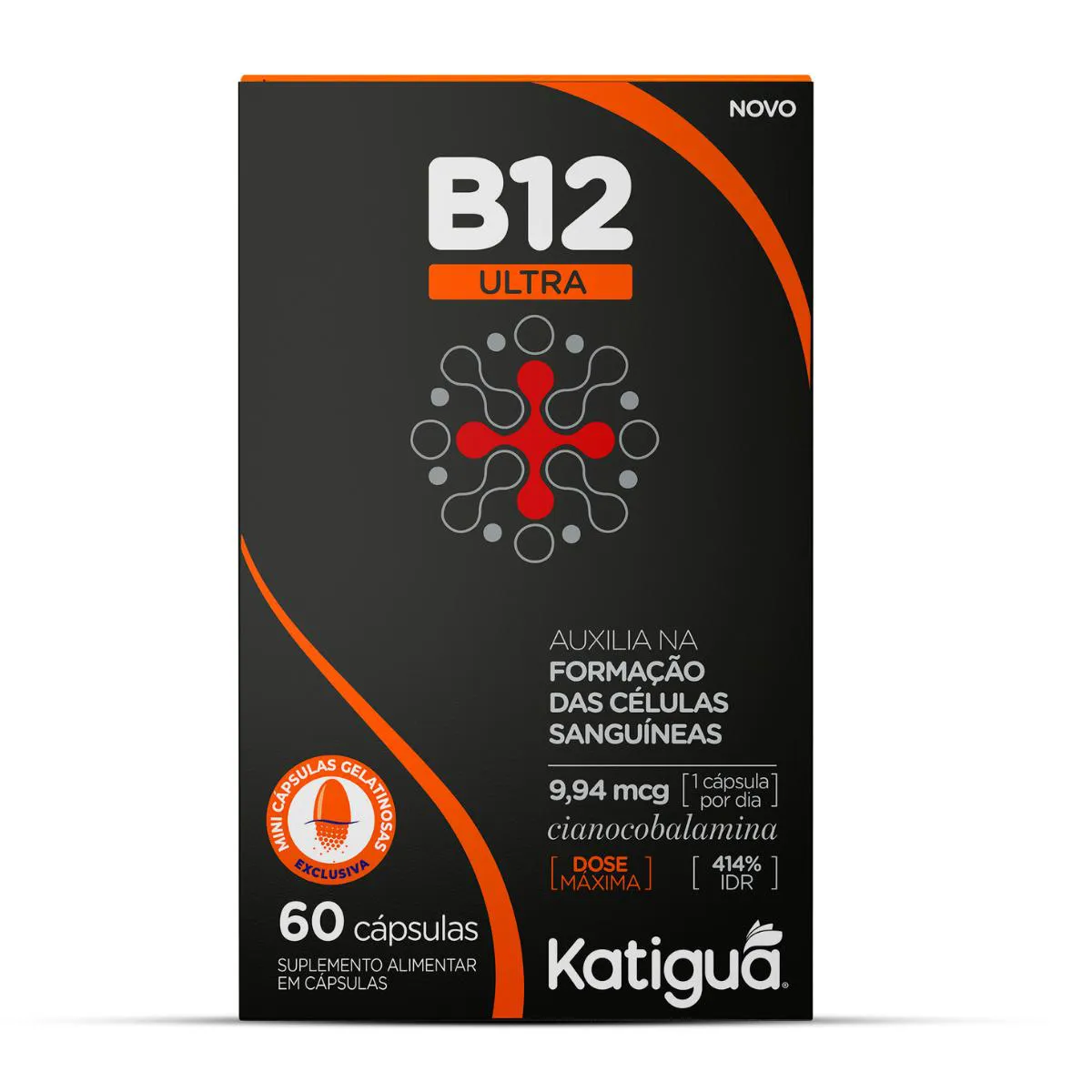 Vitamina B12 9,94mcg Ultra 60 Gelcaps Natural