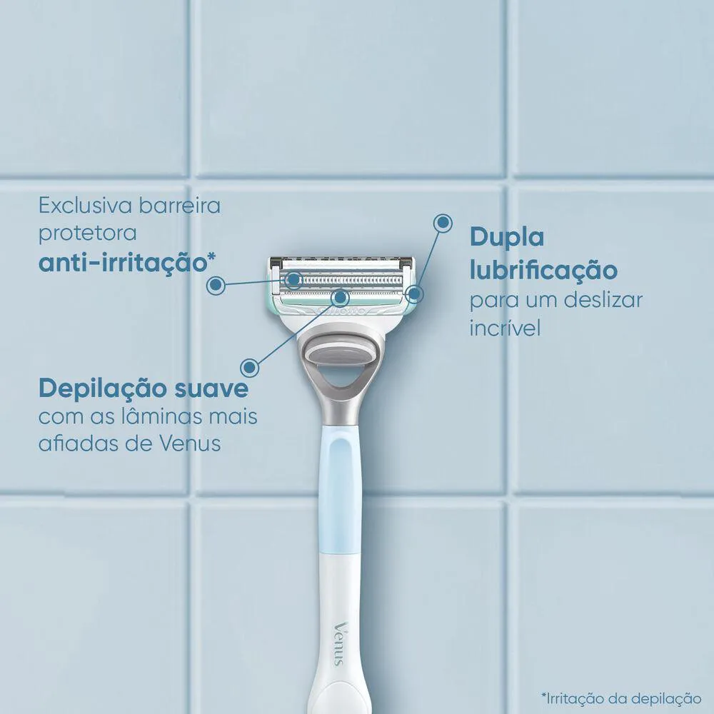 Aparelho de Depilar Recarregável Gillette Venus Especial para Área Íntima 1 Unidade