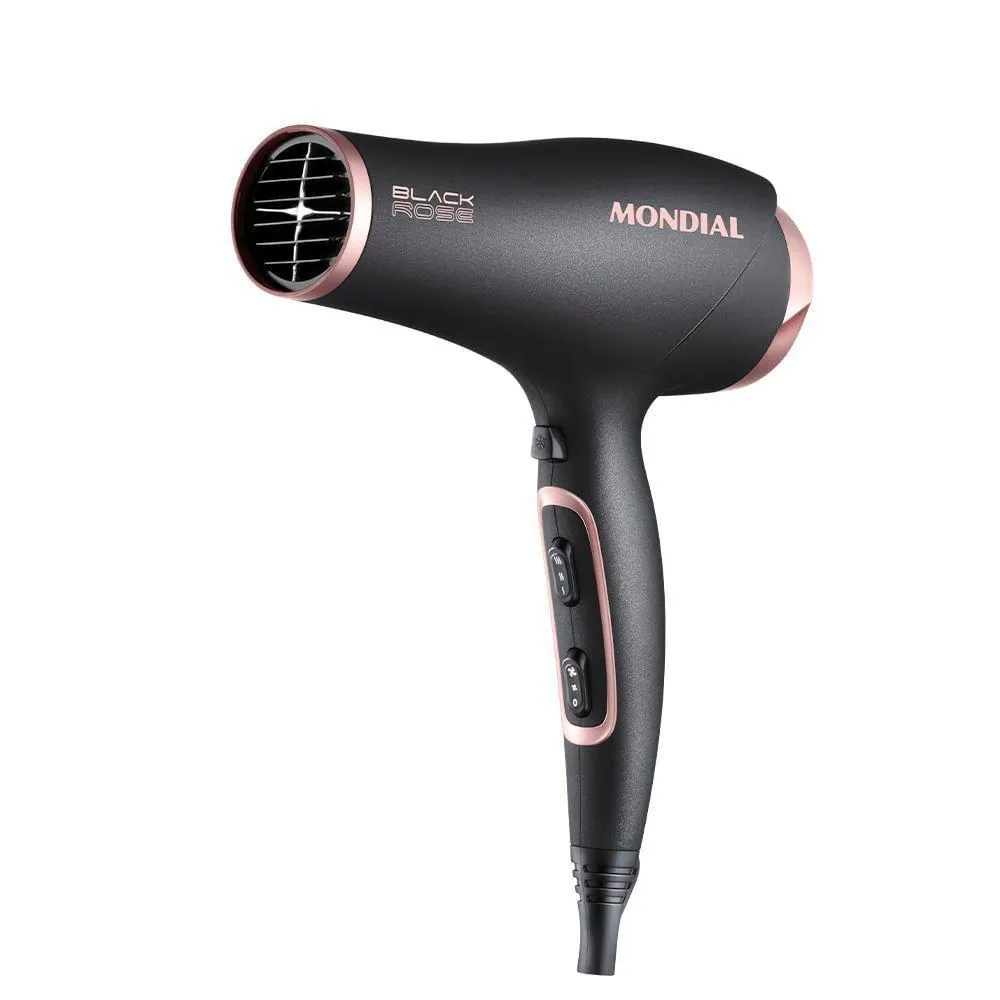 Secador de Cabelos Mondial Black Rose Sc-37 127v 110v