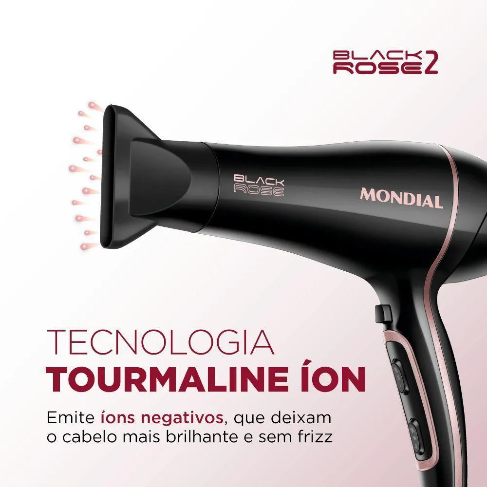 Secador de Cabelos Black Gold Scn-02 127v/60hz