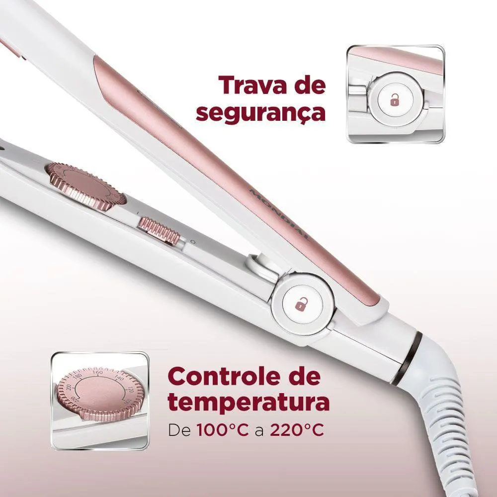 Prancha Alisadora White Rose Line P-50 P-50 Bivolt .