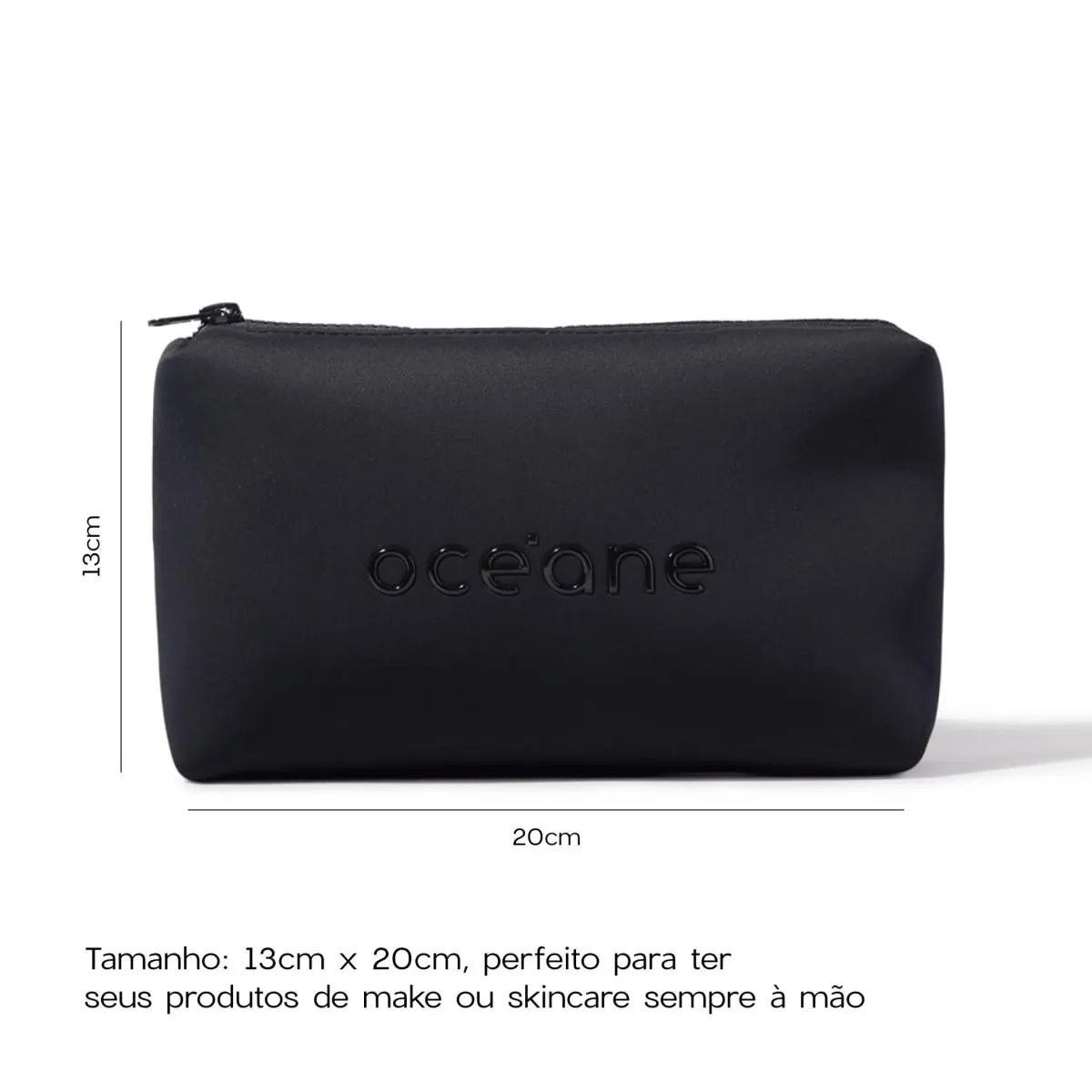 Kit Nécessaire Preto Daily Makeup + Nécessaire Preto Best Travel (2 Produtos)