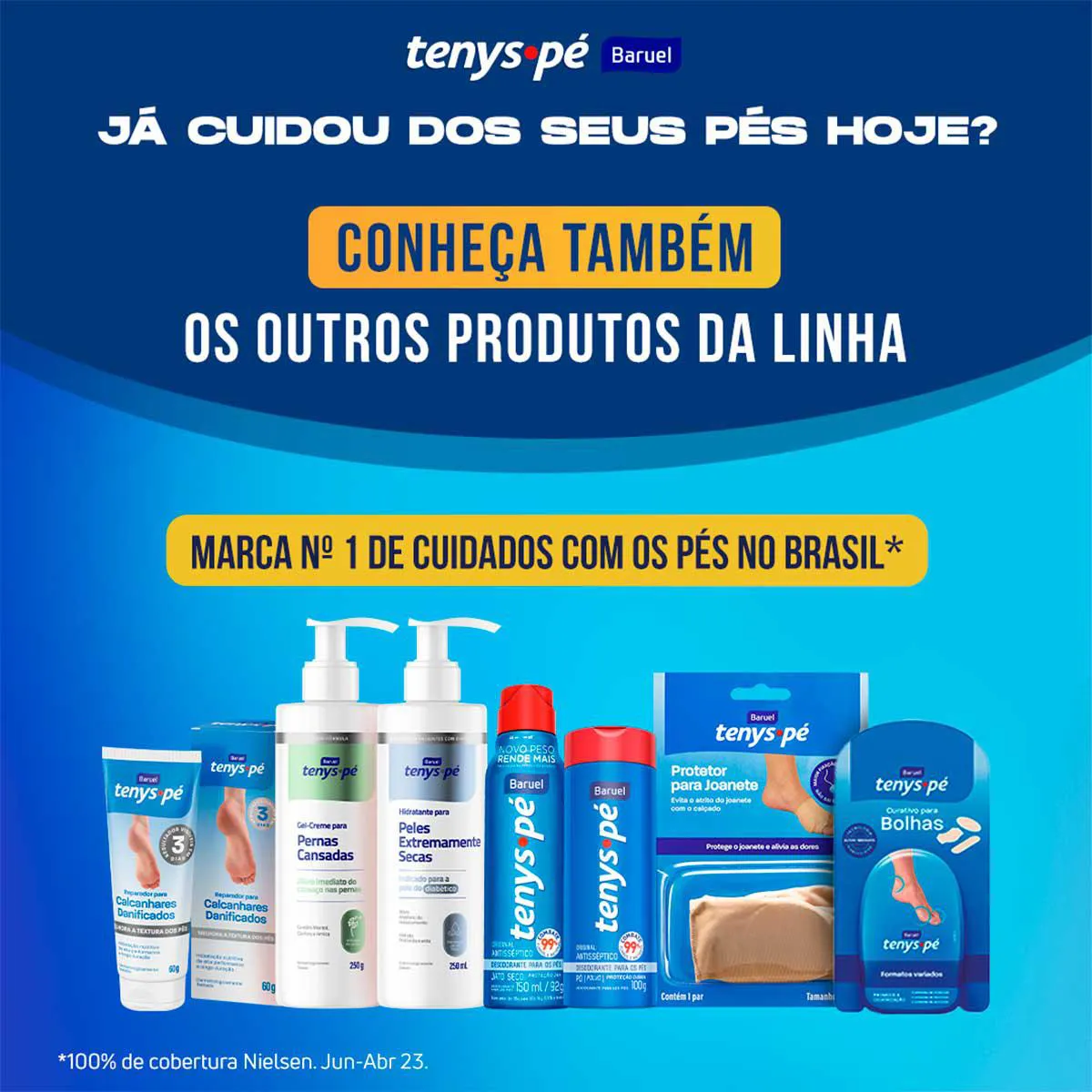 Curativo para Bolhas Tenys Pé Calcanhar com 6 unidades