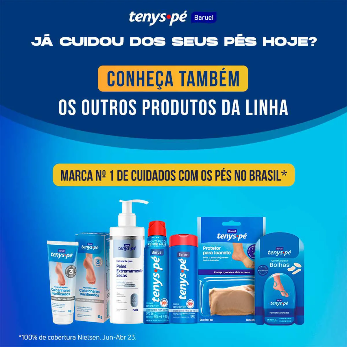 Emulsão Enegizante para Pernas Cansadas Tenys Pé Baruel com 250g