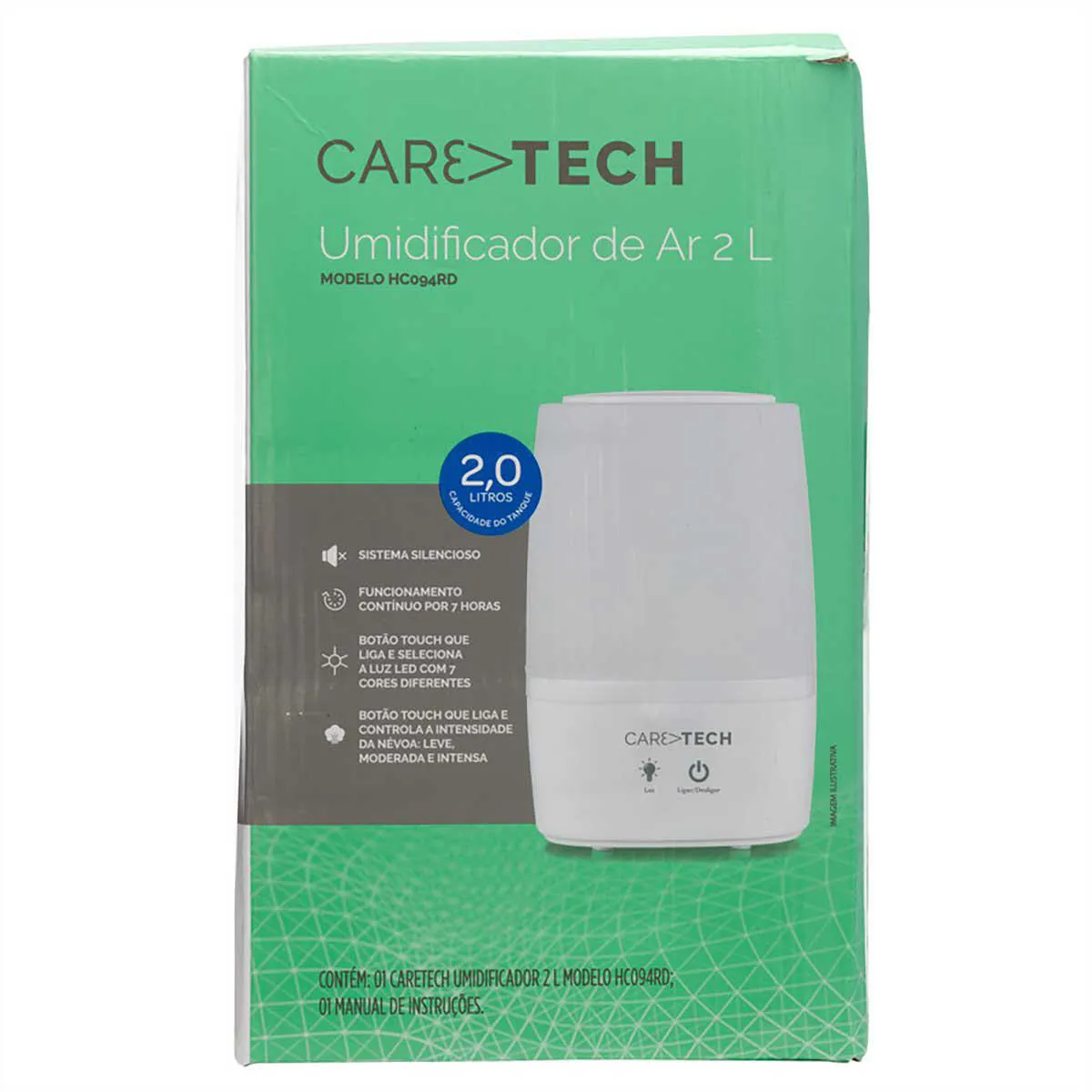 Umidificador de Ar Caretech HC094RD 2L
