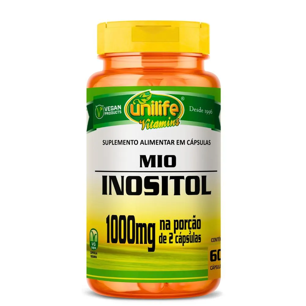 Inositol 60 cápsulas 600mg Unilife
