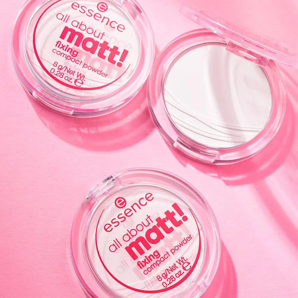 Essence All About Matt! Translúcido Pó Compacto Matte 8g