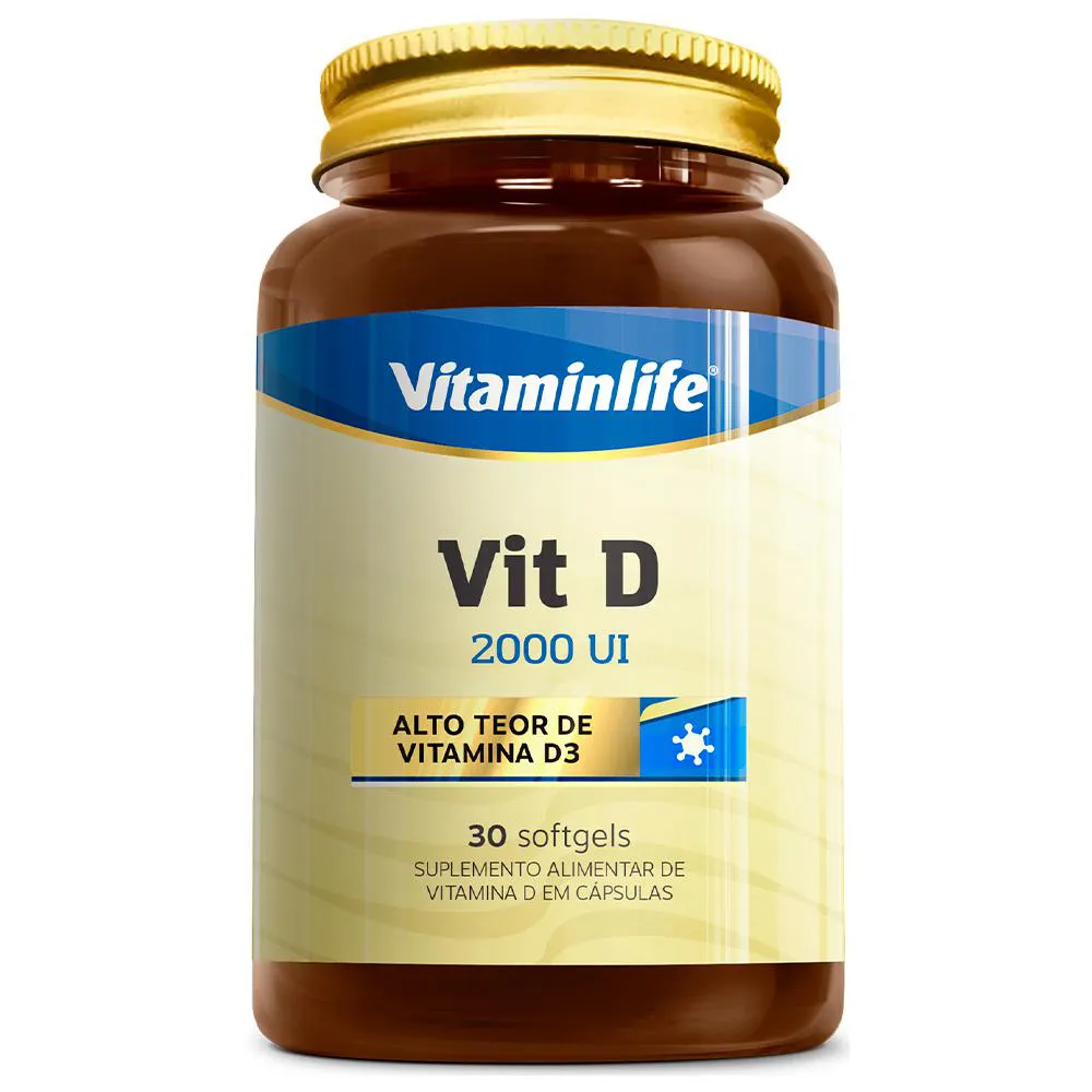Vit D 2.000ui 30 cápsulas Vitaminlife