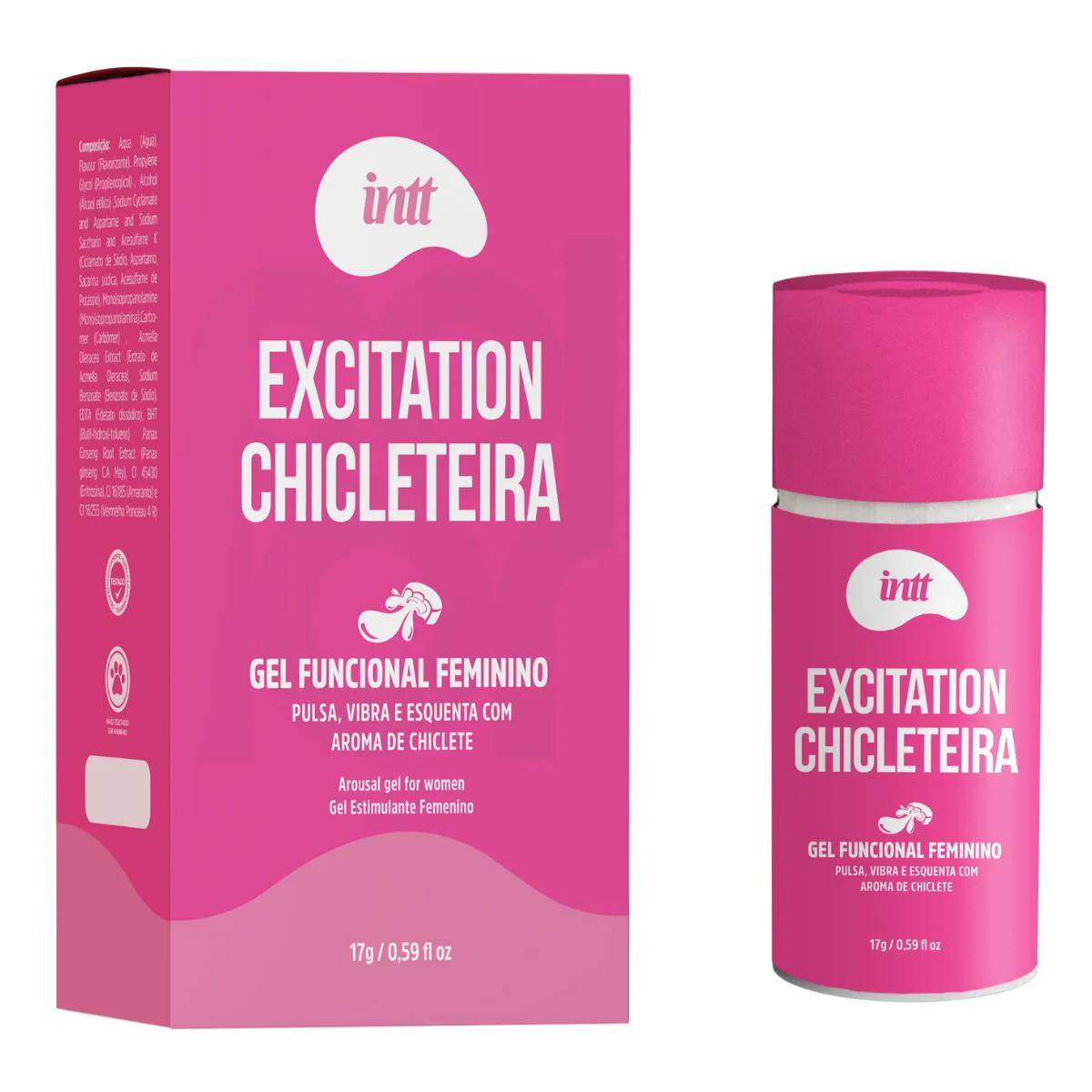 Gel Funcional Excitation Chicleteira - Intt