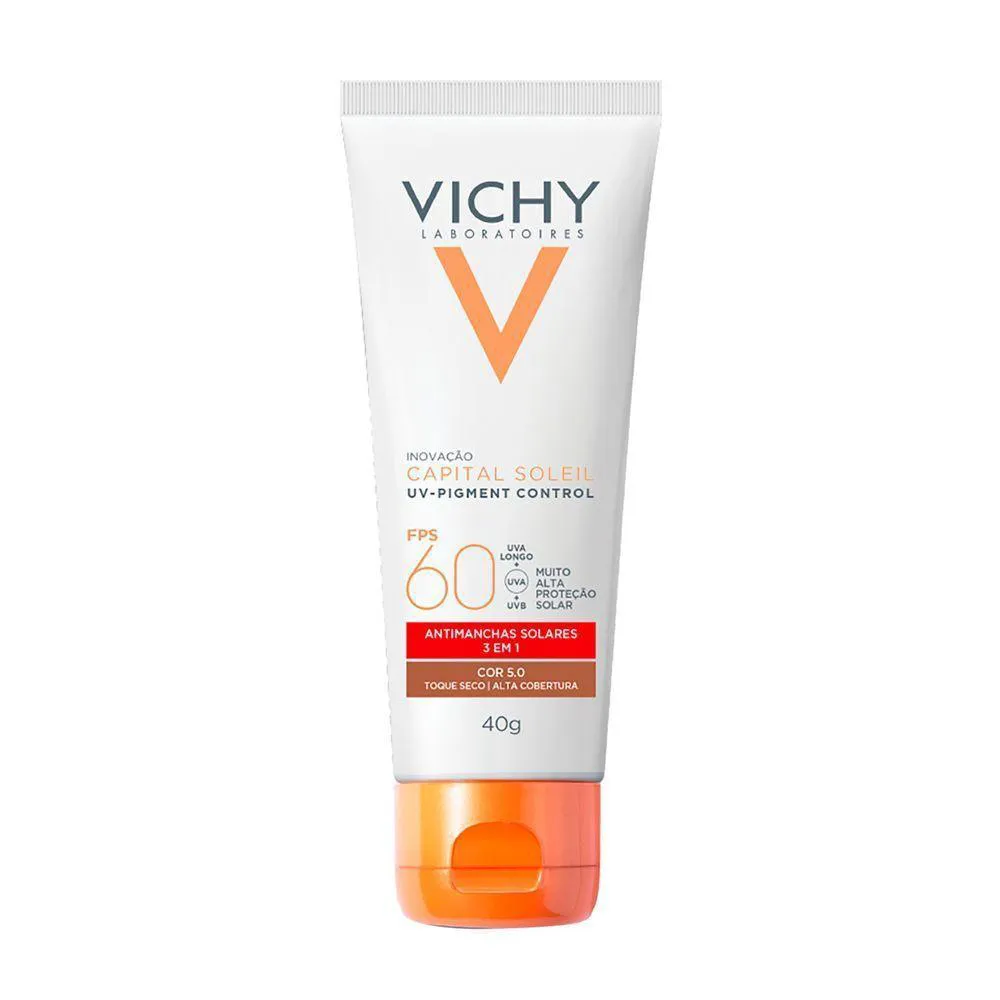 Protetor Solar Capital Soleil Fps 60 Uv-Pigment Control 5.0 Vichy 40G