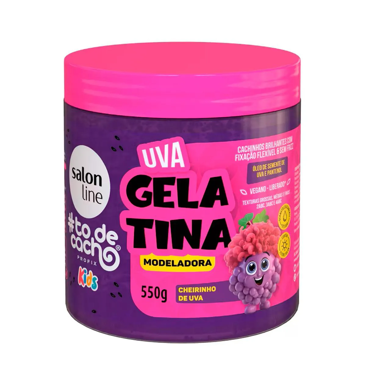 Gel Cola Fixador Yelsew Uva 240g - Kit C / 2un