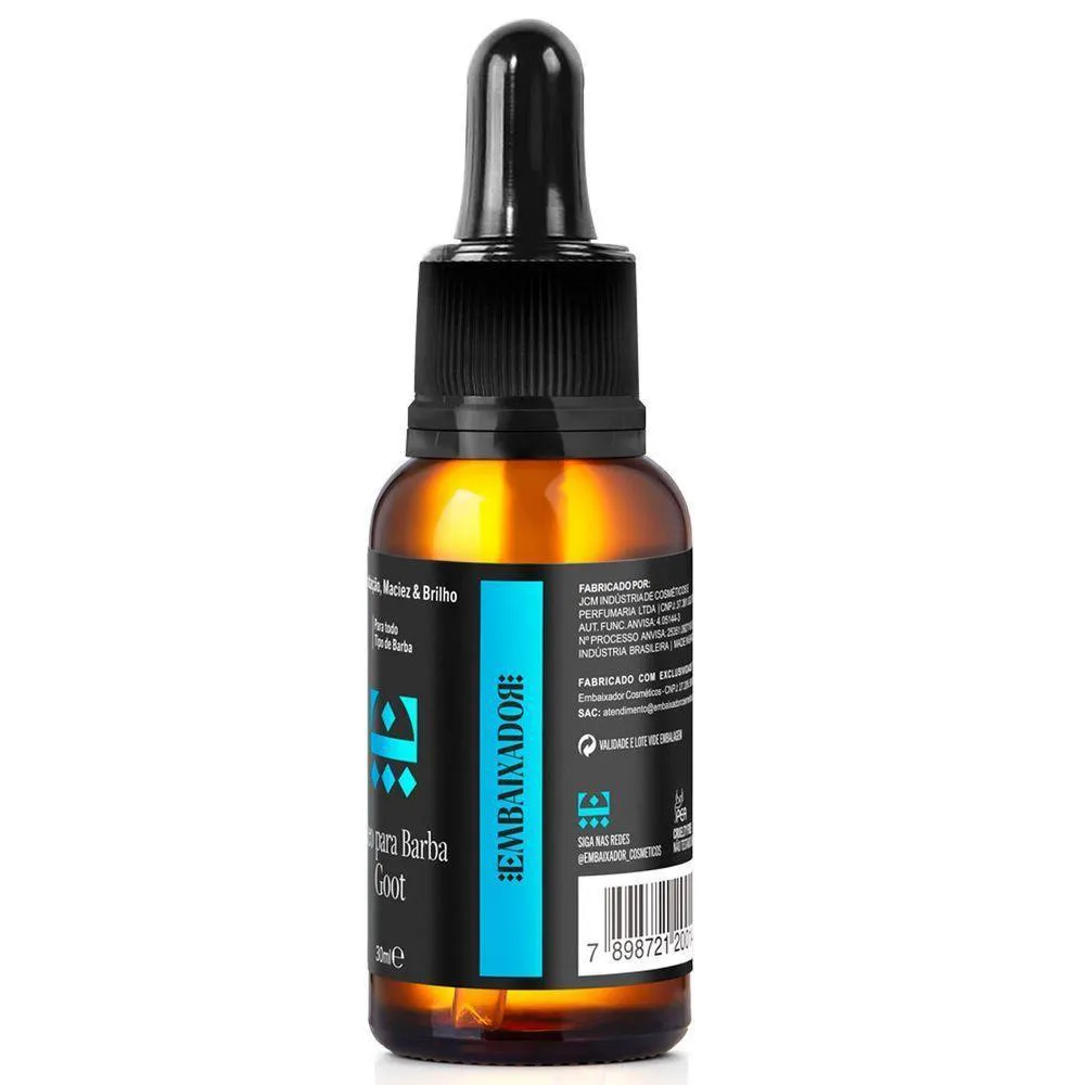 Kit 01 Óleo para Barba Goot + Balm Goot Embaixador 120ml
