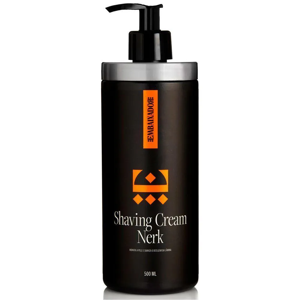 Kit 03 Shaving Cream Nerk Embaixador 500ml