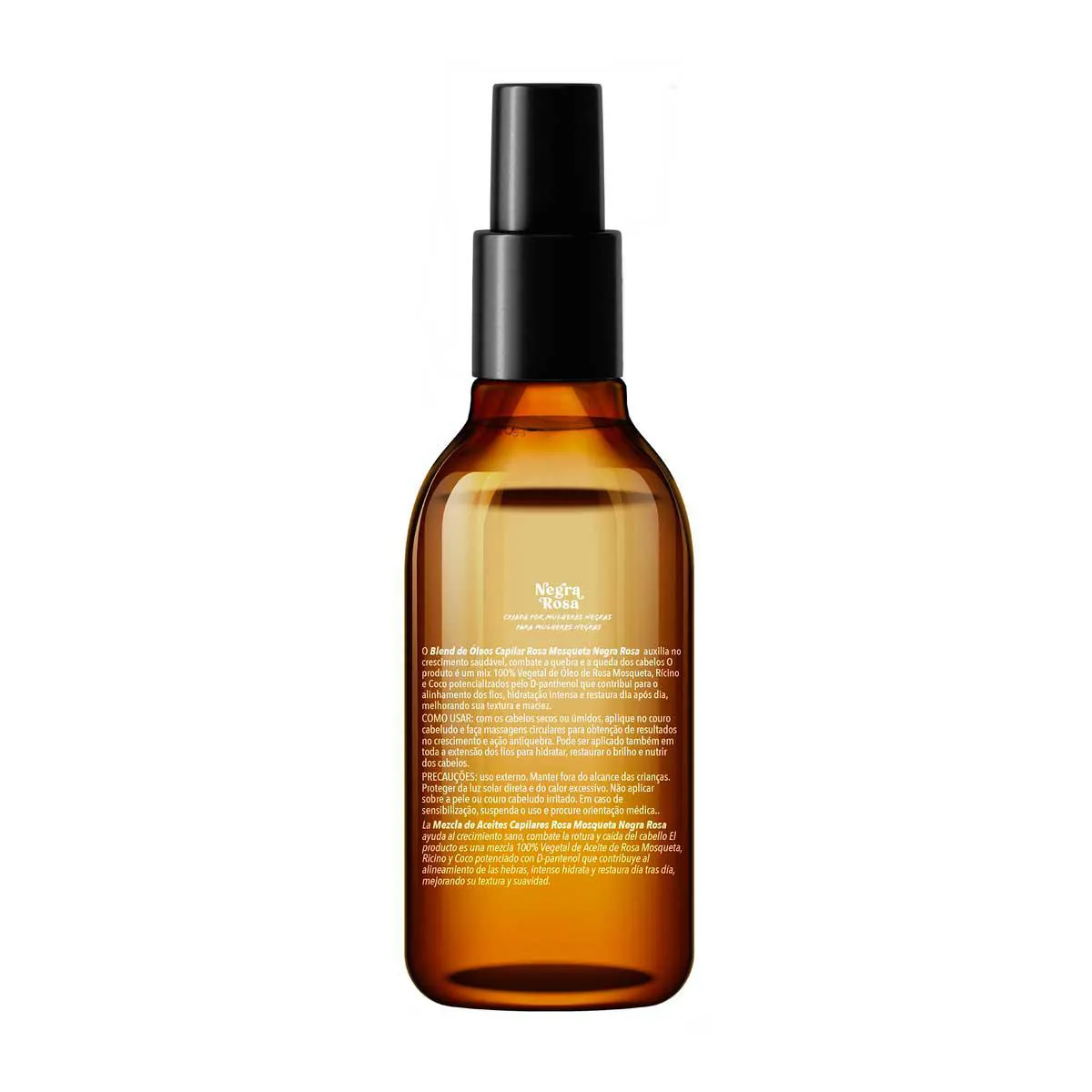 Blend Capilar Rosa Mosqueta Negra Rosa 100ml