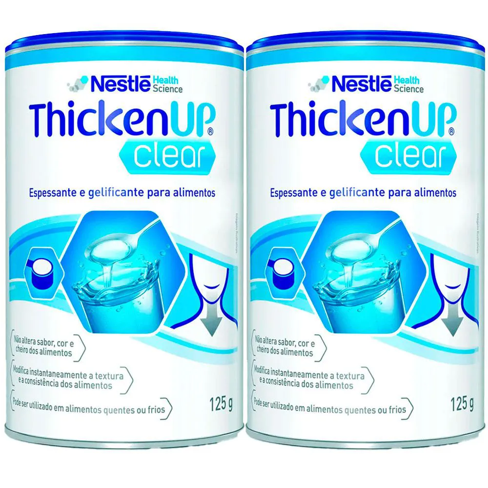 Kit 2x Resource Thicken Up Clear - 125g Cada - Espessante para Alimentos - Nestlé
