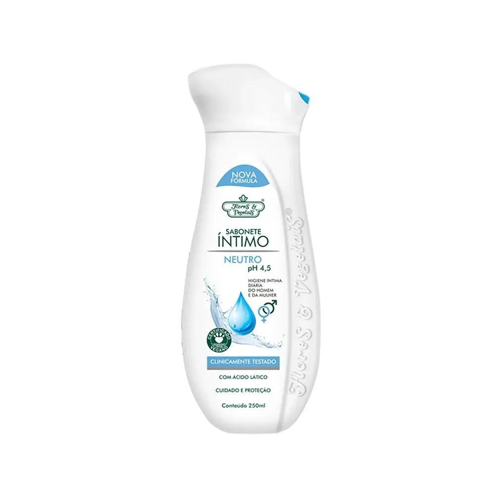 Sabonete Íntimo Flores e Vegetais Neutro 250ml