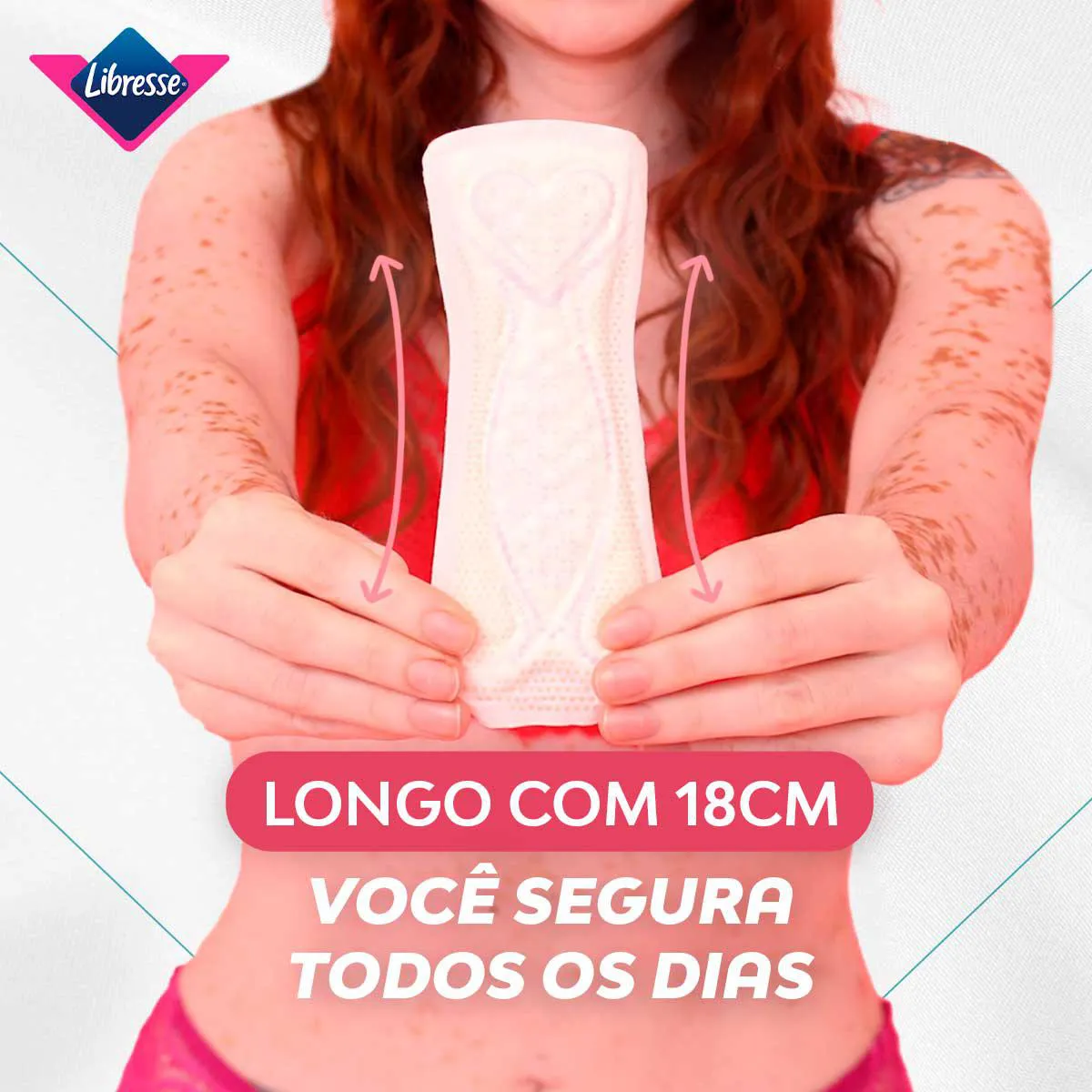 Protetor Diário Libresse Dermasoft Longo 40 unidades