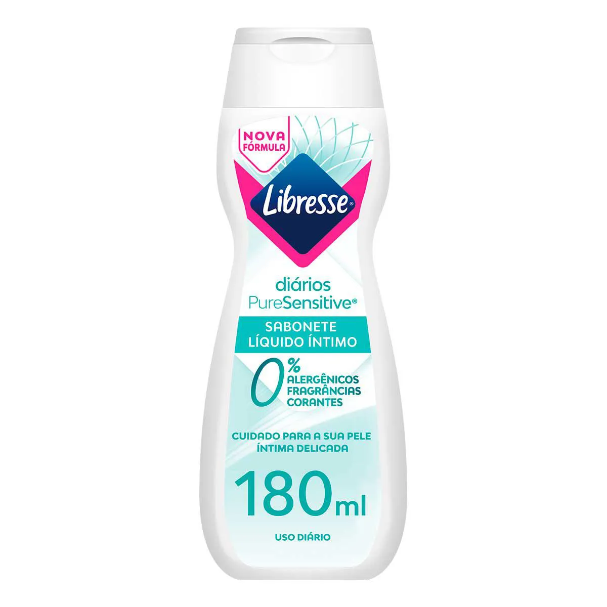 Sabonete Líquido Íntimo Libresse Pure Sensitive 180ml
