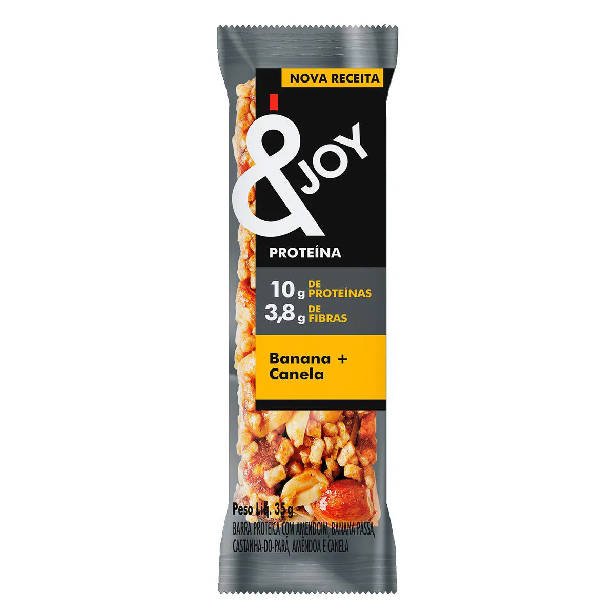 Barra de Proteína &Joy Nuts by Agtal Banana + Canela 35g