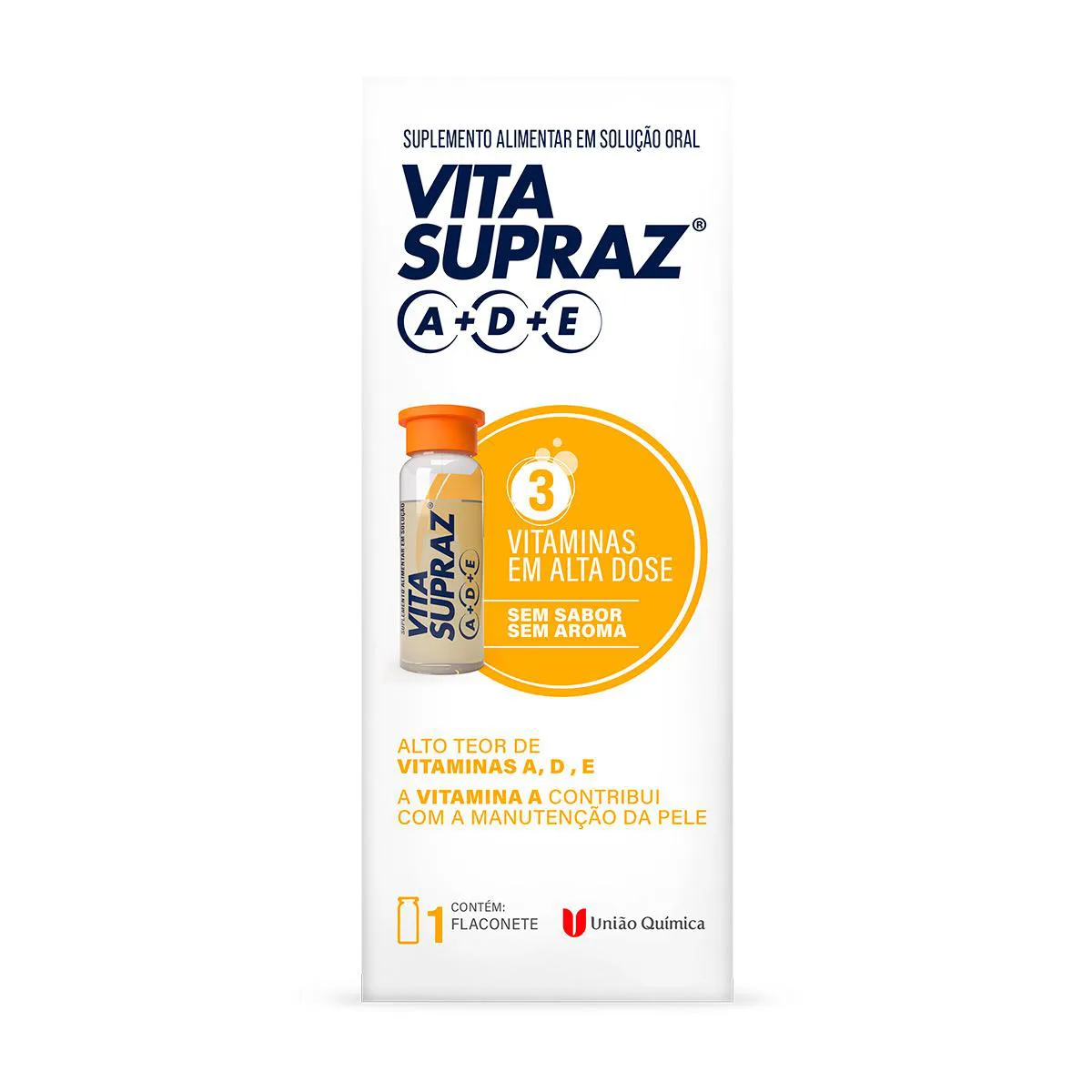Polivitamínico Vita Supraz A + D + E 1 flaconete de 3ml