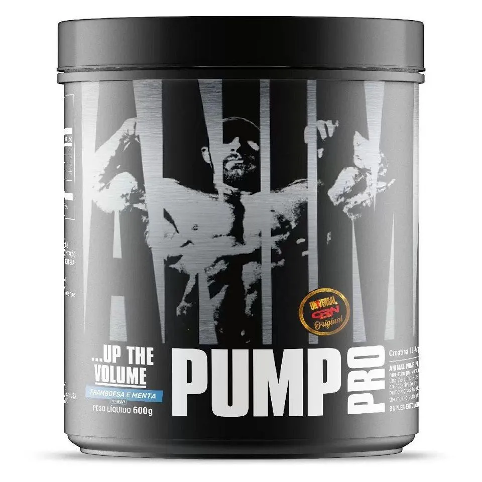Animal Pump Pro (600g) - Sabor: Framboesa e Menta
