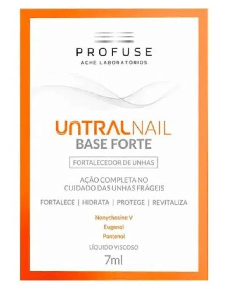 Untralnail Base Forte Fortalecedor de Unhas Profuse 7Ml