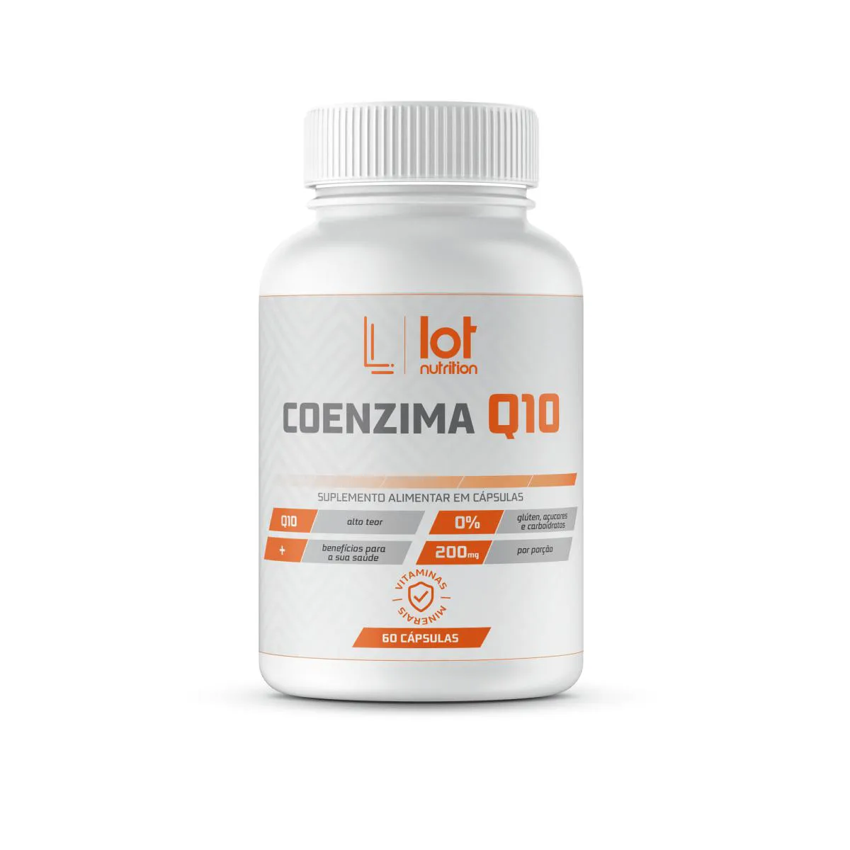 Coenzima Q10 200mg 60 cápsulas Lot Nutrition