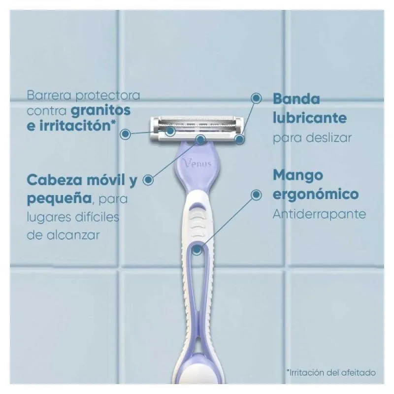 Aparelho de Depilar Venus Íntima Descartável 2 unidades Gillette