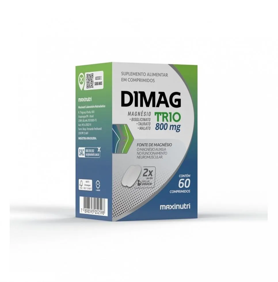 Dimag Trio 800mg (60 Comp) - Padrão: Único