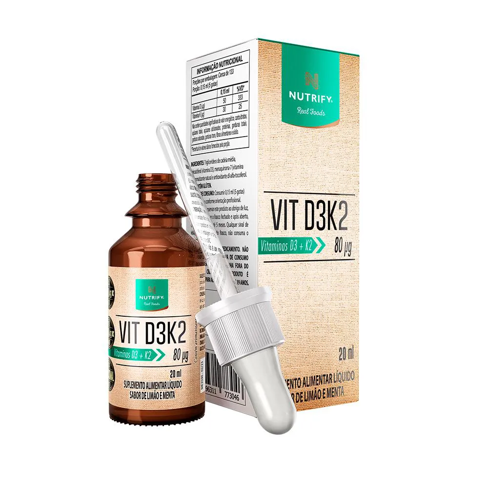 Nt Vit D3k2 Líquida 20ml