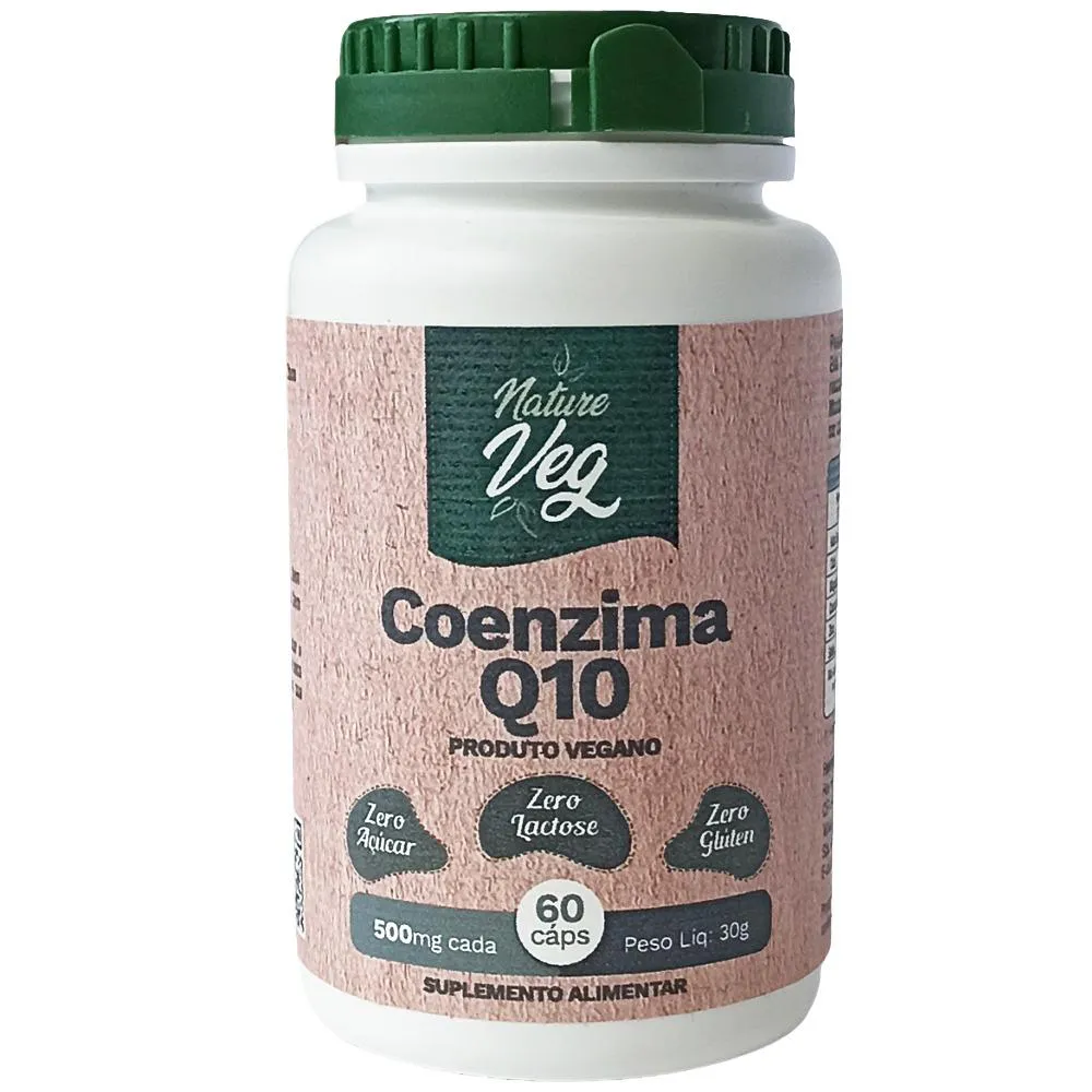 Coenzima Q10 (produto Vegano) 60 Cápsulas 500mg