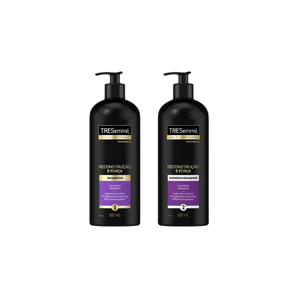 Kit Shampoo+condicionador Tresemme Reconstruc e Força 650ml