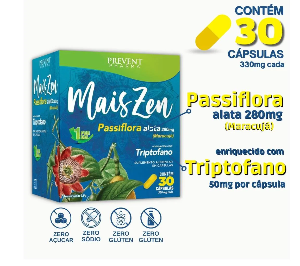 Mais Zen 330Mg C/30 cápsulas - Prevent Pharma