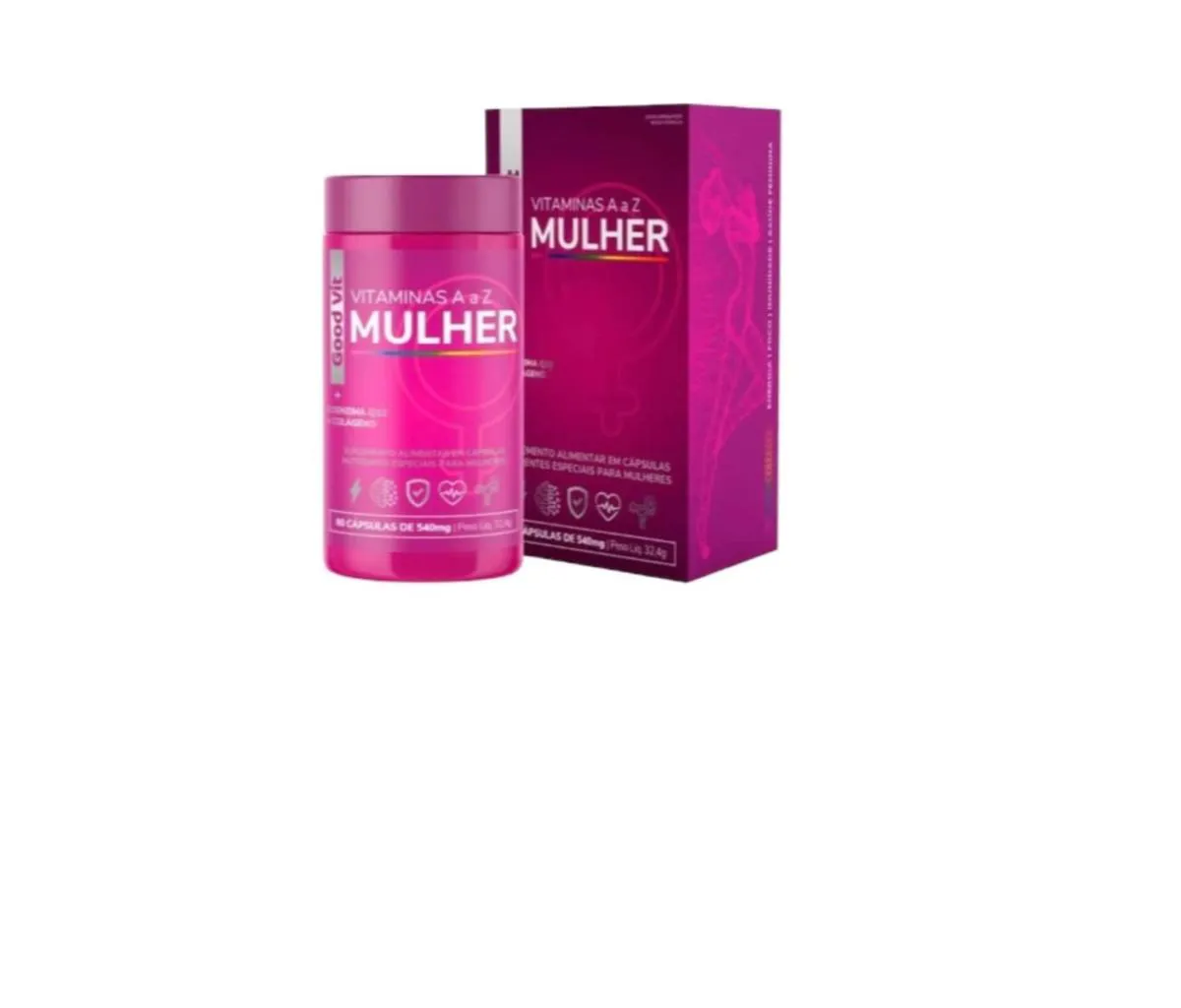 Vitamina a a Z Mulher C/60 cápsulas - Good Vit
