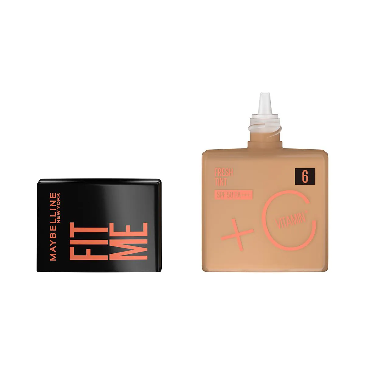 Base Líquida Maybelline NY Fit Me Fresh Tint Vitamina C FPS 50 30ml - Cor 06