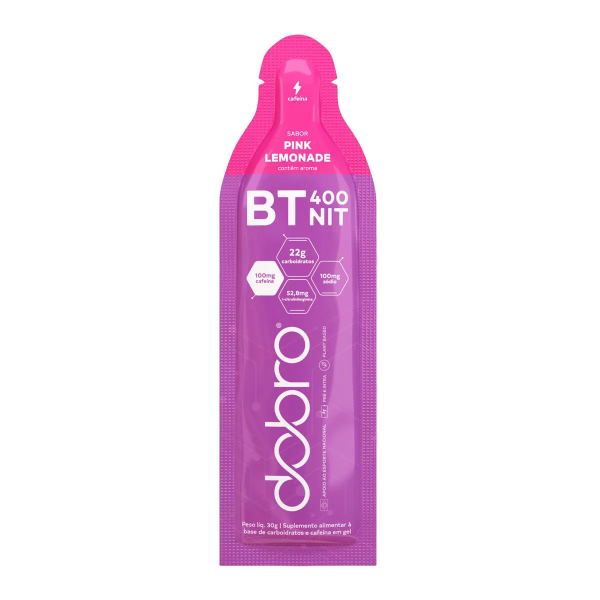 Suplemento Alimentar em Gel Dobro BT Nitrato Pink Lemonade 30g