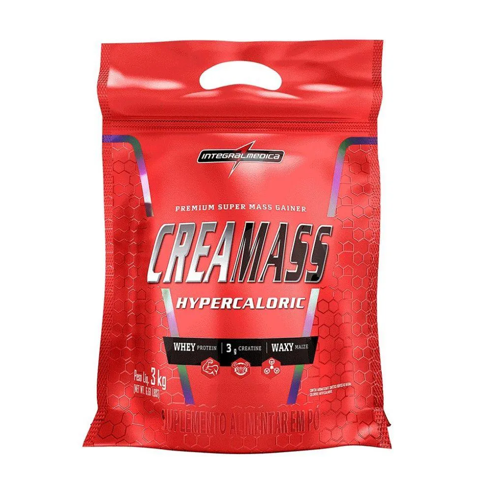 Creamass Hypercaloric (3kg) - Sabor: Baunilha