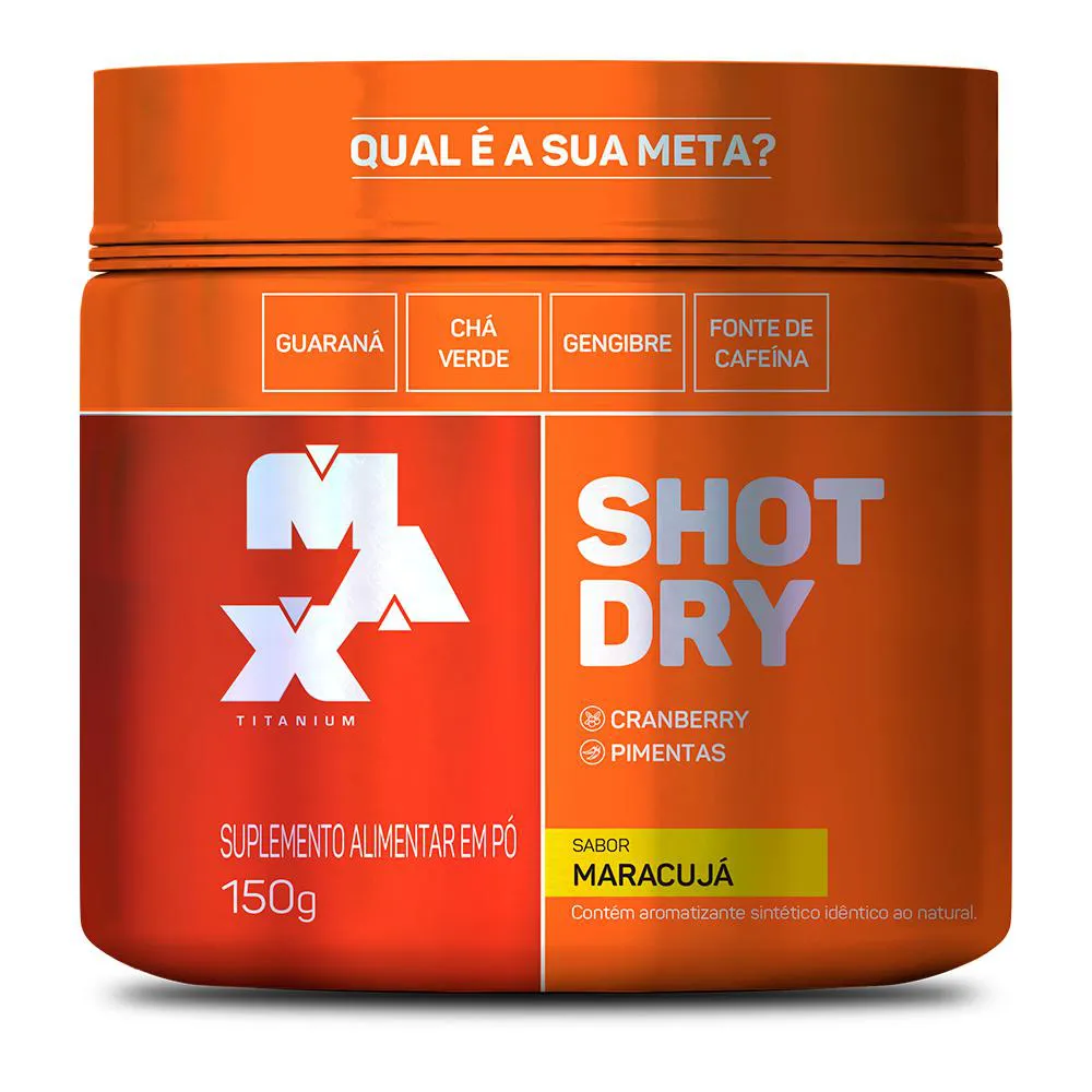 Shot Dry Pote Sabor Maracujá 150g