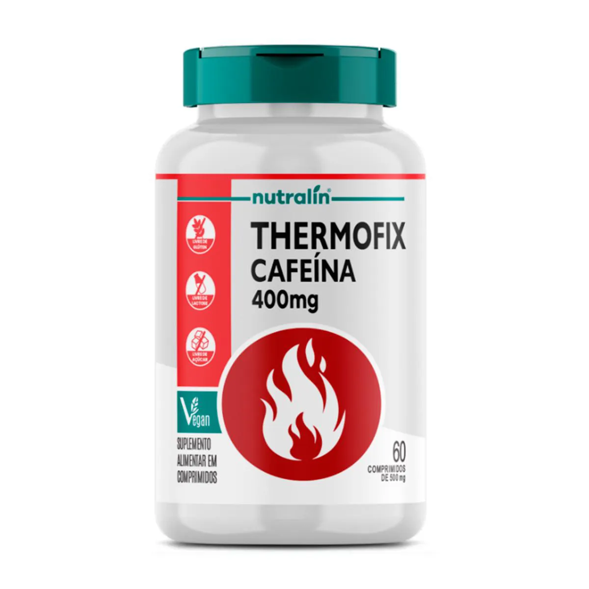 Thermofix Cafeína 400mg Nutralin 30 comprimidos