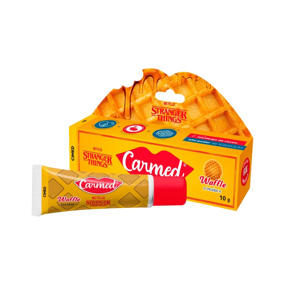 Hidratante Labial Carmed Stranger Things Waffle 10g