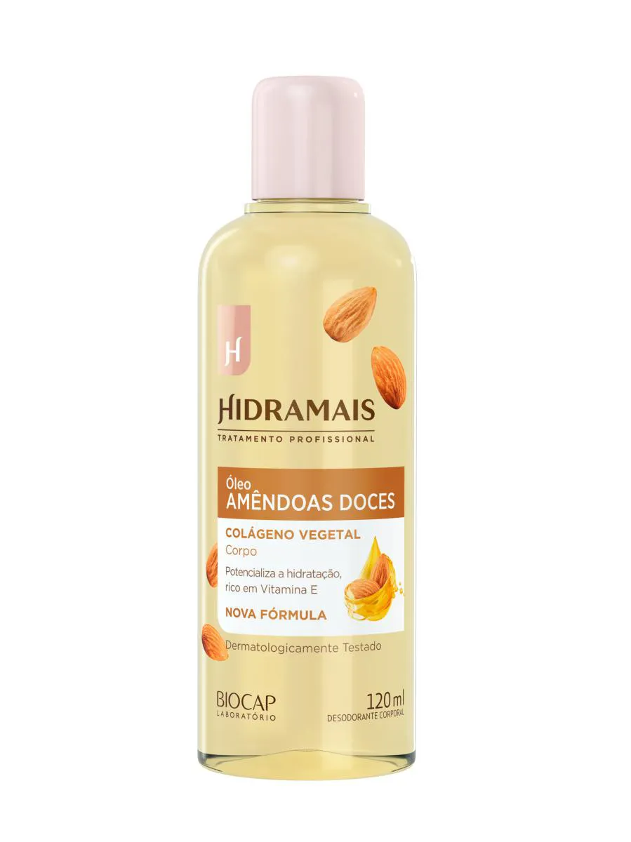 Óleo Corporal de Amêndoas Doces e Colágeno 120ml