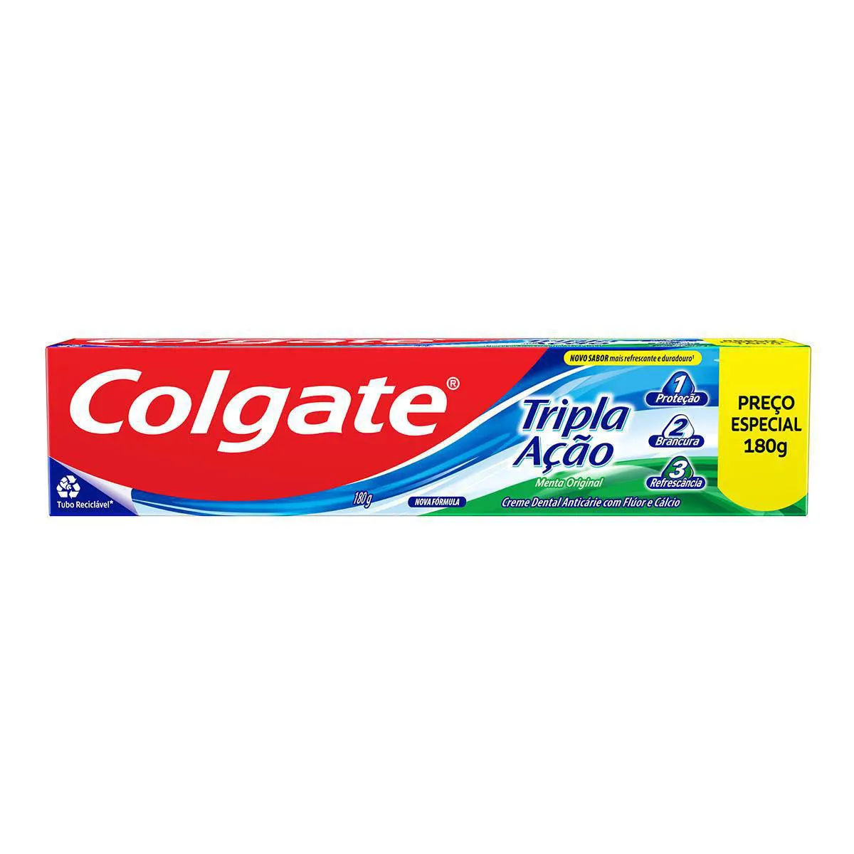 Creme Dental Colgate Tripla Ação Anticárie Menta Original 180g