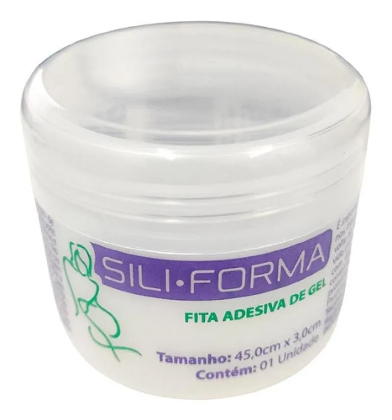 Fita de Gel para Cicatrizes e Quelóides 65cmx3cm Siliforma